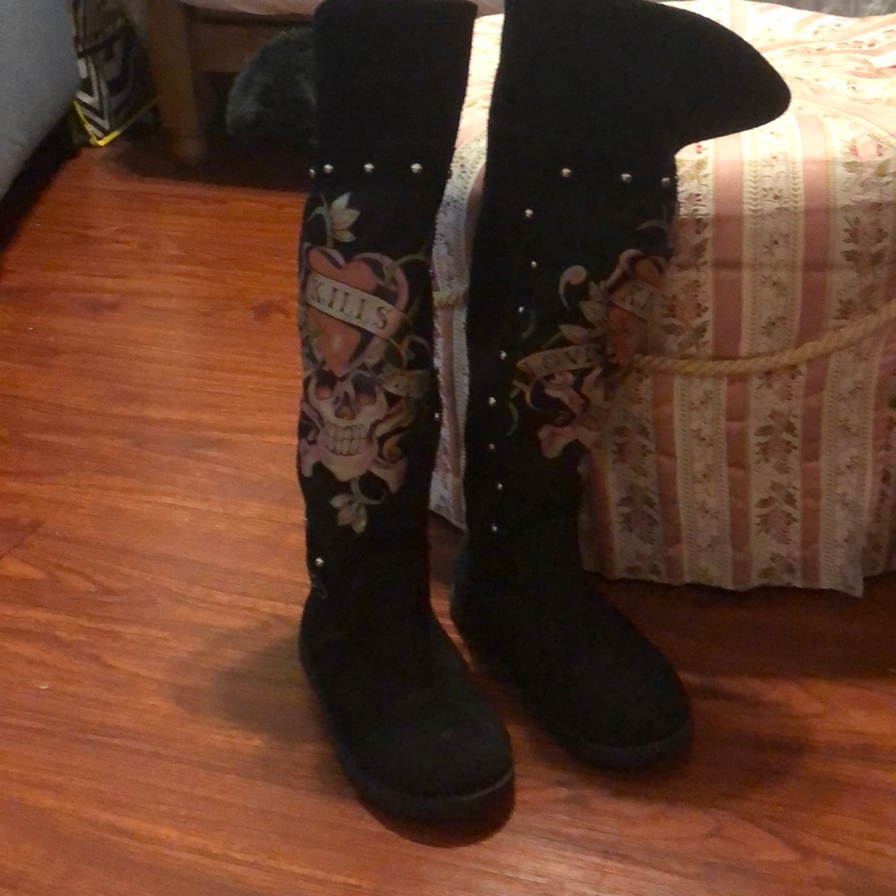 Vintage Ed hardy boots